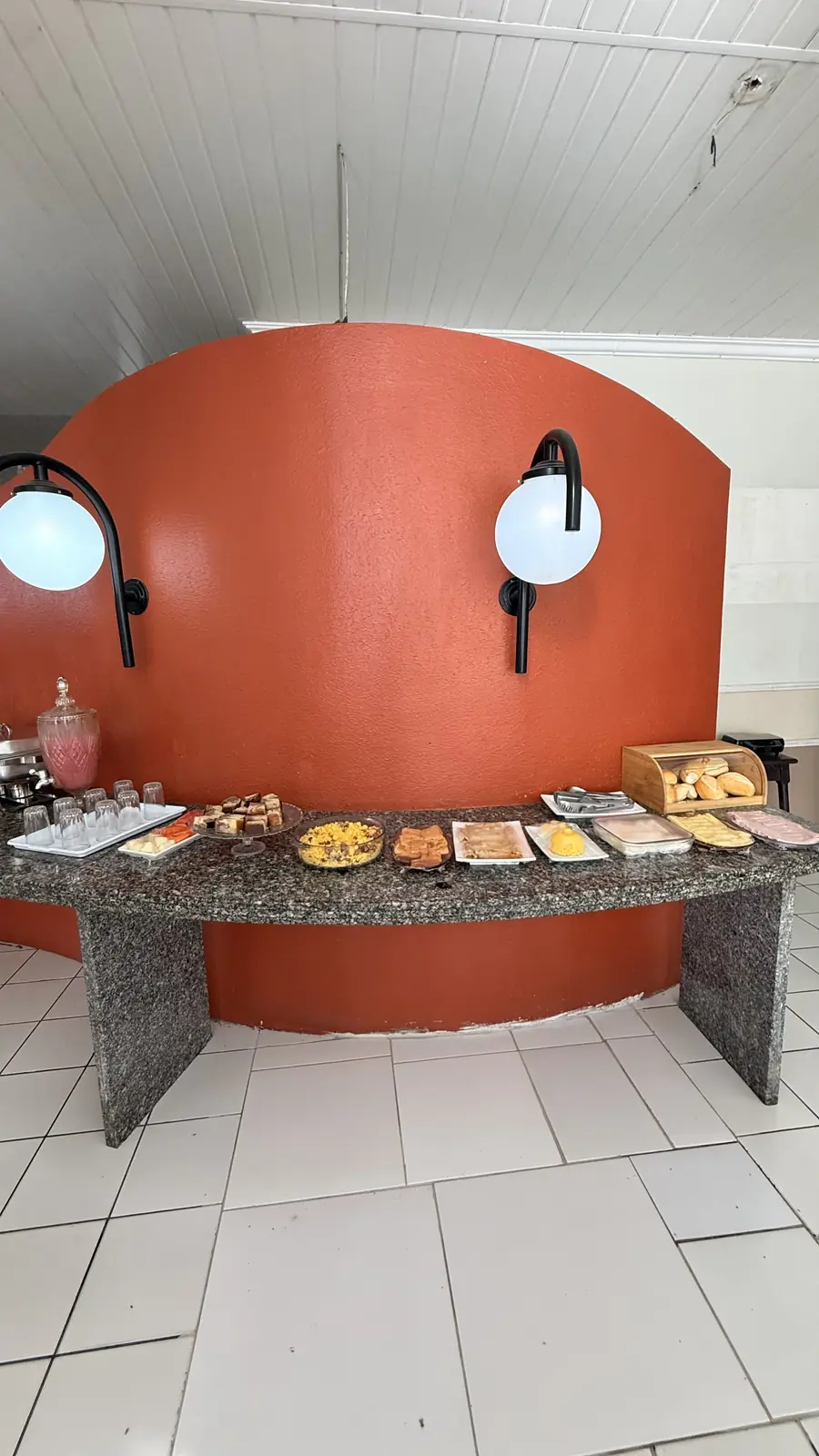 Mesa do café da manhã