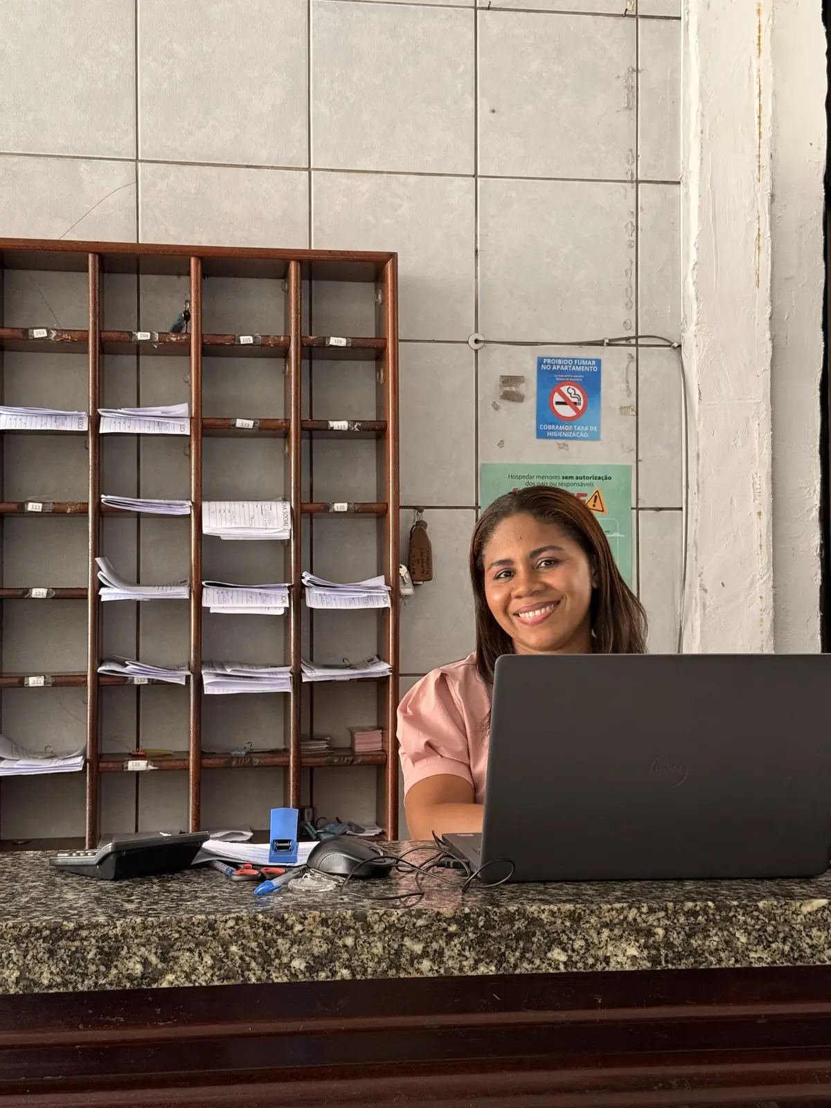 Recepção do São Cristóvão Hotel